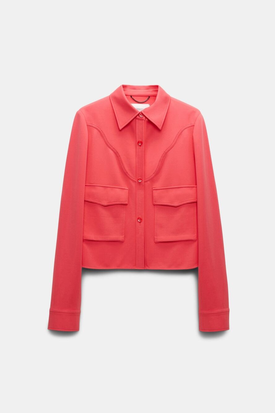 Dorothee Schumacher Emotional Essence Yoke Shirt Jacket NWT